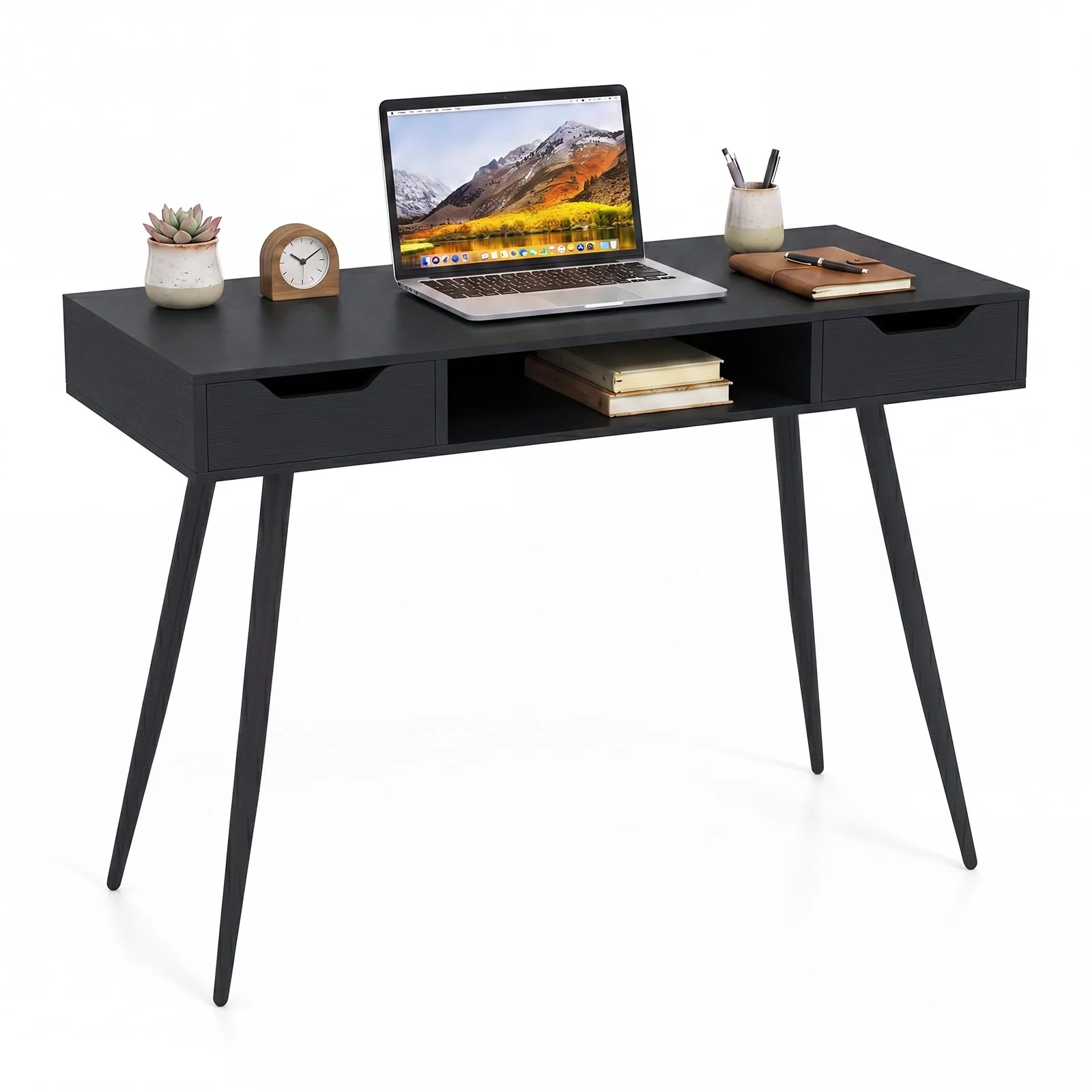 c976a4476e0e3513661ae79dea4c7809e76536de607ffaa92c9200b5e19da14d.webp Tangkula Mid Century Modern Computer Desk for Home Office & Compact Spaces - Image 1