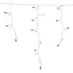 200-Count Frost White & Blue LED Twin-Cicle Christmas Lights with Whit