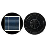 Solar Utility Fan for Sheds, Greenhouses, Portable Restrooms and More