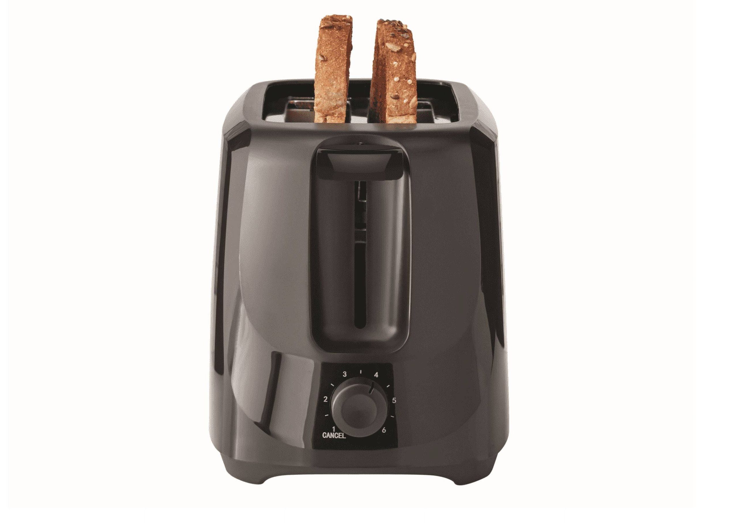 c9a1362cd4700ae7edb3b2f6eb0da2ec324076e62eb392eabae0f879b8b6329a.jpg Mainstays 2 Slice Toaster - Black - 1 Each - Image 1