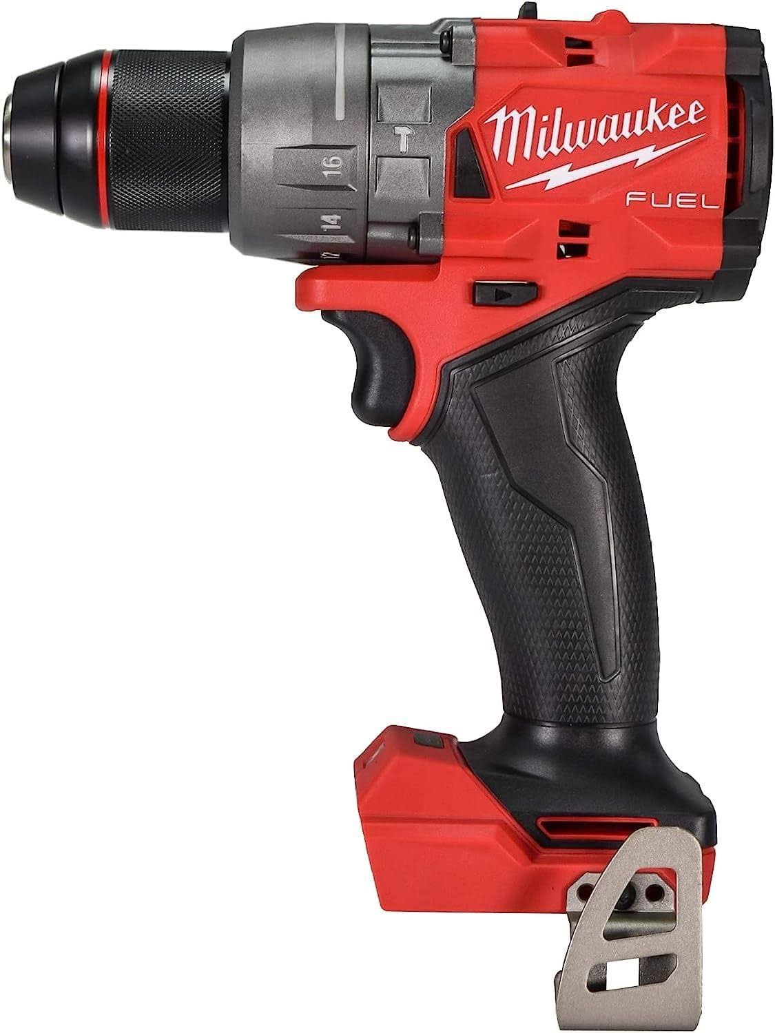 c9ae2e13dd2bd2a39999e7eef001fc5179f4bf15487e62373bac5d633d35f409.jpg Milwaukee 2904-20 M18 Fuel 1/2" Hammer Drill Driver - Image 1