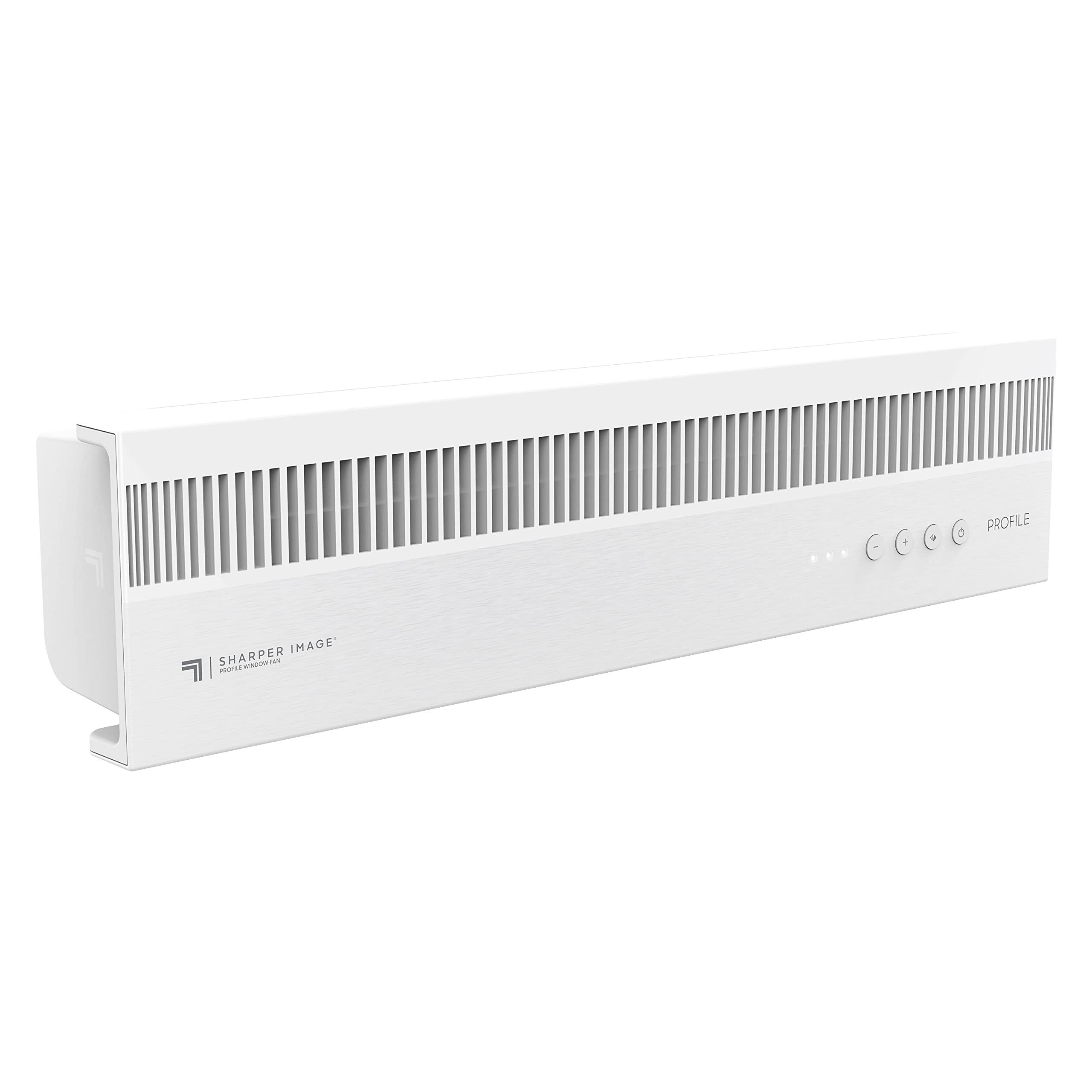 c9cdf3934a6f7d090c47ebfcb29949137b894c2085a8f41992dfc0168a337f60.jpg Sharper Image Profile Window Fan - White - Image 1
