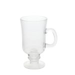Dollar Tree 12 Clear Glass Irish Coffee Mugs, 8 oz