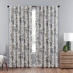 Eclipse Grey Nina Blackout Window Curtain