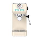 Casabrews 3700GENSE 20-Bar Espresso Coffee Machine with Powerful Steam Wand Yellow