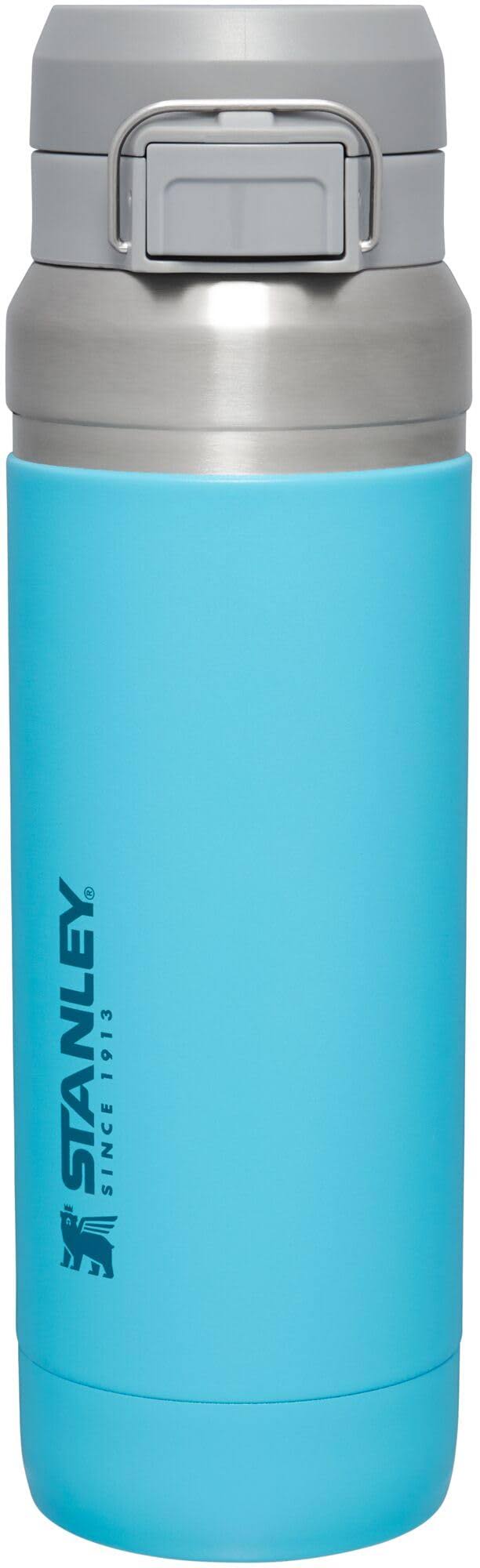 c9fe9a87c3288a32cdc5f6eeaac7adf367509cdf93381a3fd6febec1a8a4a5ab.jpg Stanley 36 oz. Quick Flip Go Water Bottle, Pool - Image 1