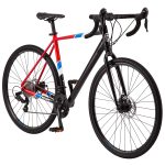 Millsaps Road Bike. 700c wheels. 14 speeds. black / red. cyclocross