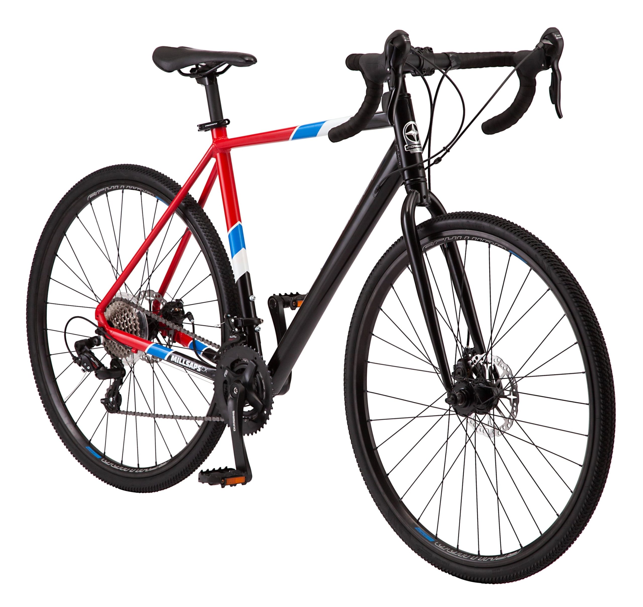 ca0ee2ba9f3a7dd7e5c1f5653d7cbb90c717c147e3f1855bb35b64e29c088a64.jpg Millsaps Road Bike. 700c wheels. 14 speeds. black / red. cyclocross - Image 1