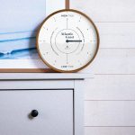 Tide Clock - Atlantic Coast Classic White | Salty Home