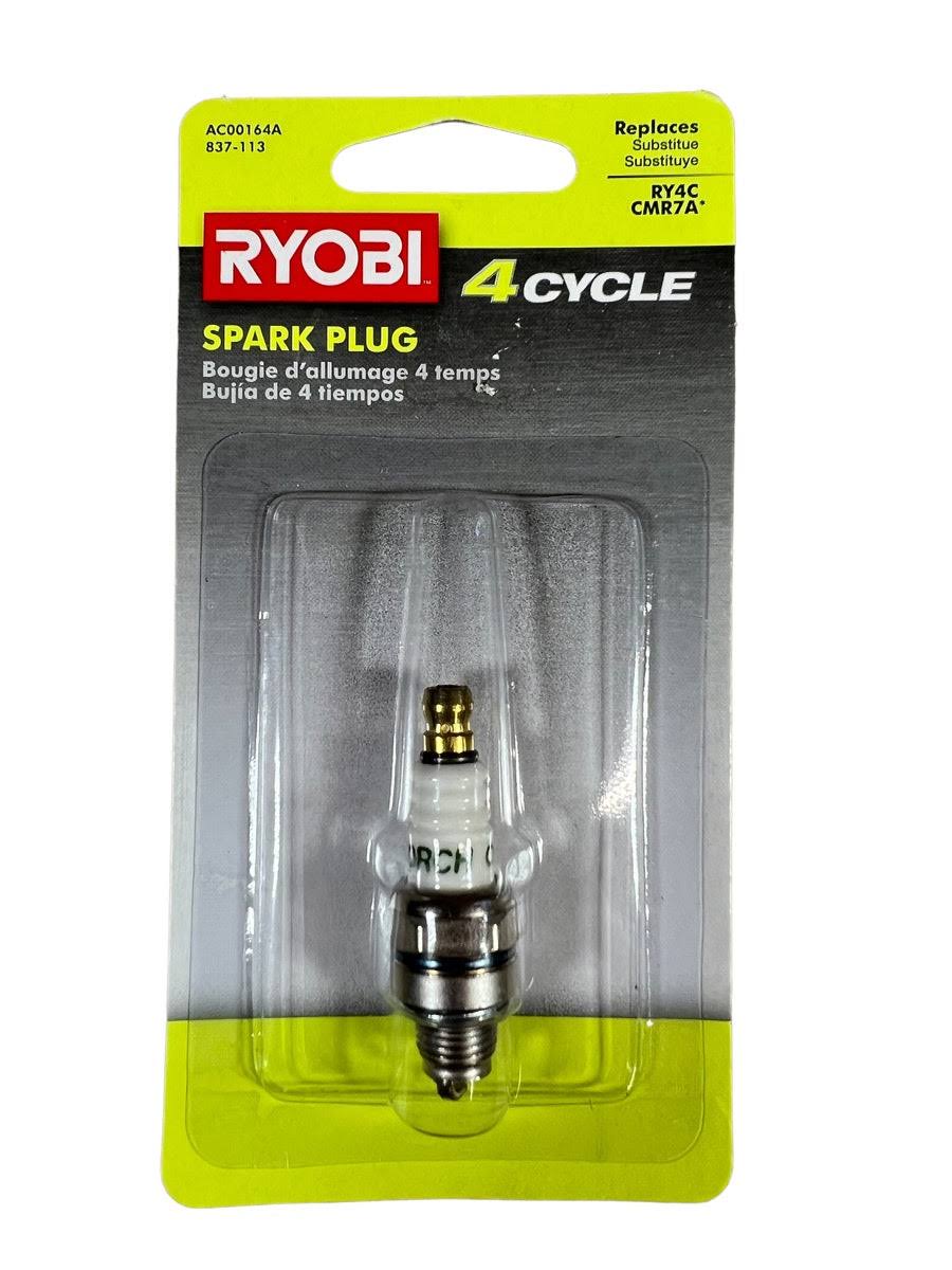 ca28a4d62db65ef99cd90481efb2ffde7741b9a00d0e1665a8ad40955778dec2.jpg Ryobi 4-Cycle Spark Plug #AC00164A - Image 1