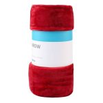 at Home Micro Plush 50" x 60" Red Throw
