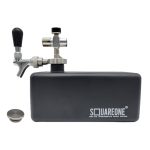 Square One Mini Keg, Stainless Steel Keg and Tap System, 2x 64oz Growlers or 1 Gallon Capacity, Fits in Refrigerators/Coolers, Great for Beer,