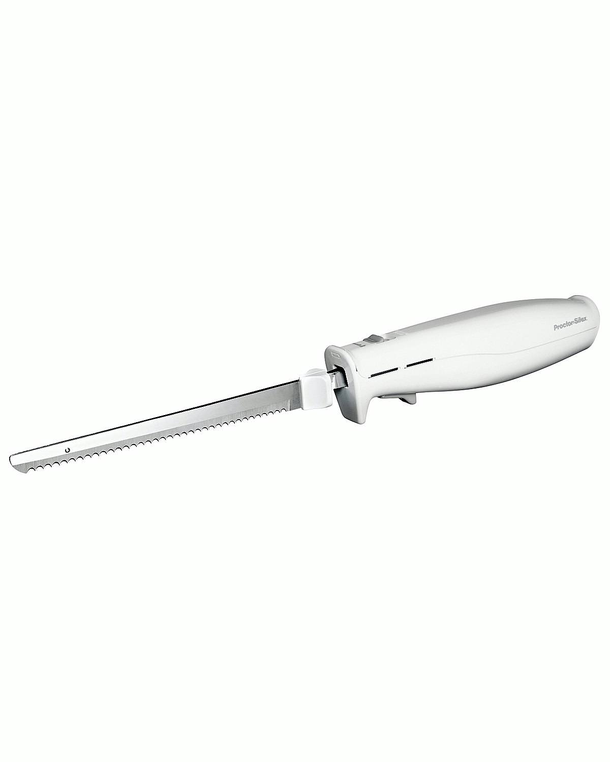 ca6f1043eefeec60eaf1a62bde2fb1a1dc0abfae8200cca013d2ea86fe654c2a.jpg Proctor Silex Easy Slice Electric Knife, Durable - Image 1