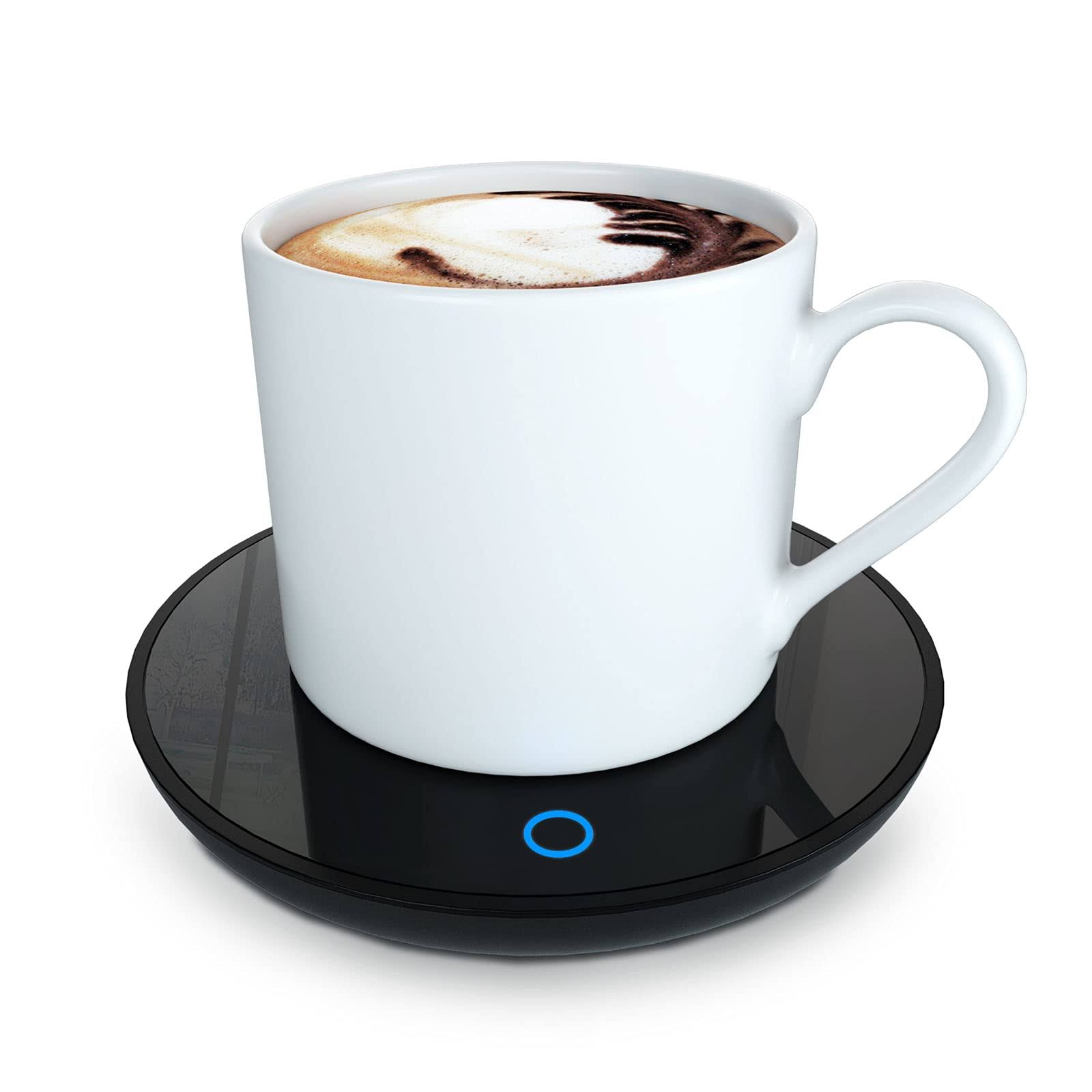 ca76ea752dcd4f391aecf8c34cbccabd8e625db9a6cab0f350d2c0ca6e2828f0.jpg GARMEE Electric Coffee Warmer, Smart Coffee Warmers for Office Desk, Mug Warmer with 2 Temperature Settings, Cup Warmer Tea Warmer, Electric Beverage - Image 1