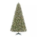 Home Holiday Accent Christmas Pre-Lit Artificial Tree Home Accents 9 ft Amelia Pine LED 600 Lights