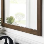 Ove Decors Tahoe 28 inch x 36 inch Framed Wall Mirror in Dark Charcoal