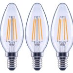 Ecosmart 60-Watt Equivalent B11 E12 Base Dimmable Clear Filament LED Light Bulb; Soft White
