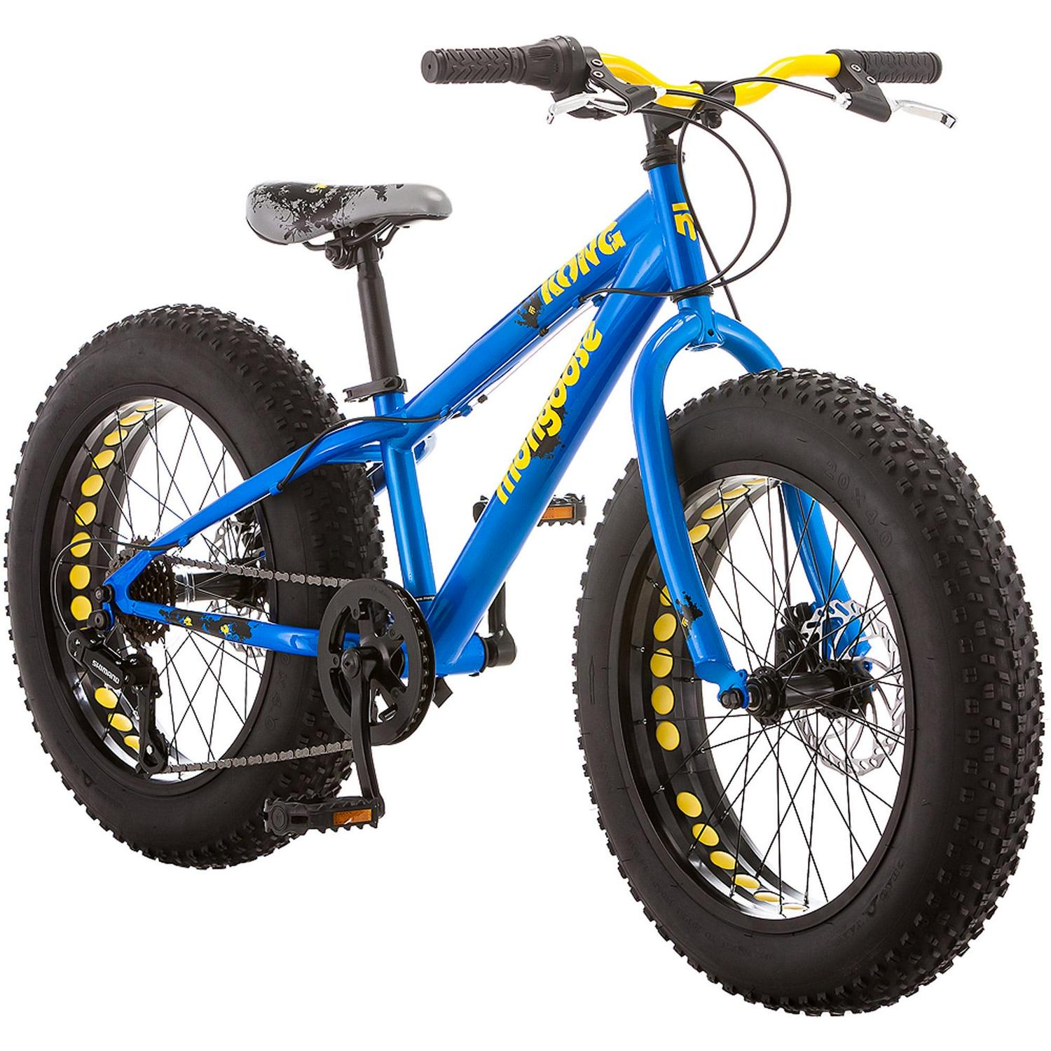 cad682e8155210c806883c06ad7f36deaf246e40100ba328fed9c1bd034dce53.jpg Mongoose Kong Mountain Bike. Boys. 20 in Wheel. Blue - Image 1