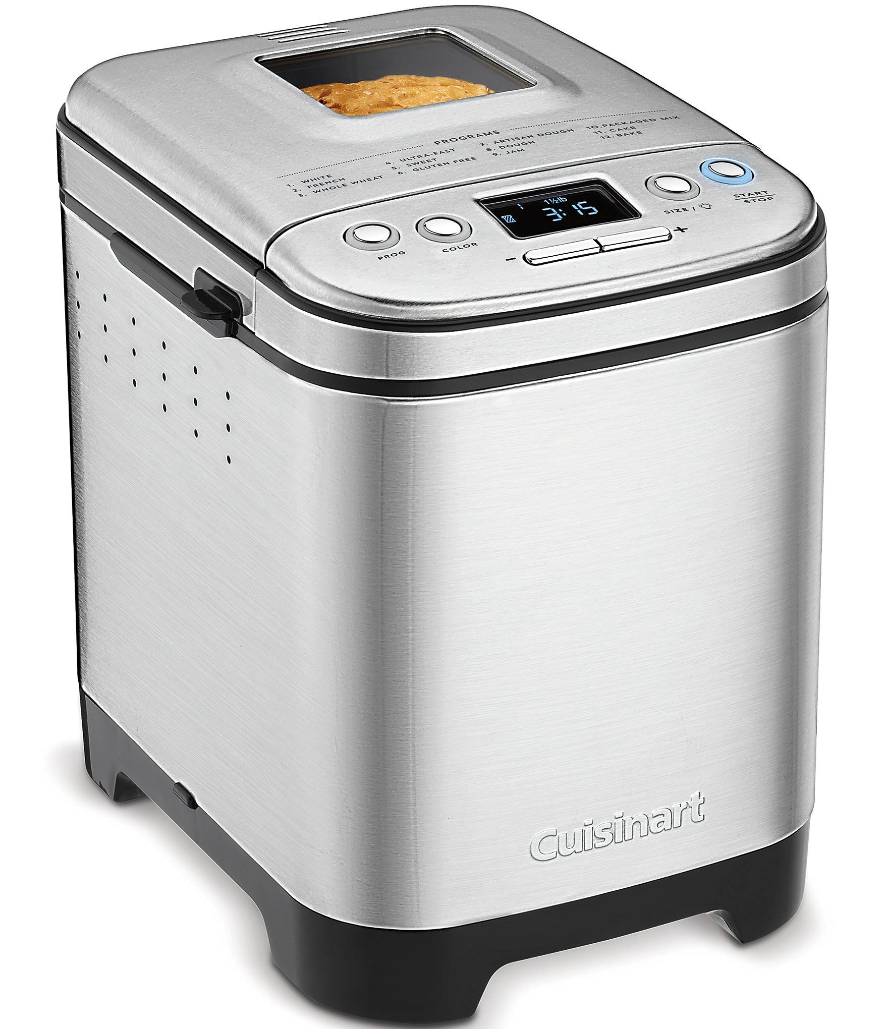 cadfbf48440e1177b7a3fe135035ce861514c6829616950e66289ba575c994f8.jpg Cuisinart - Compact Automatic Bread Maker - Image 1
