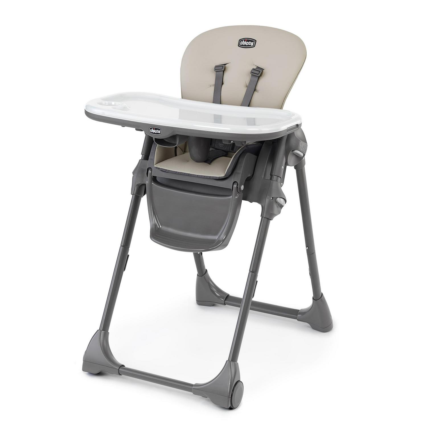 cae62ccaa7126ec310ef11da1d8ef99c7040b0f6d0d42aede7b6d73f640961c9.jpg Chicco Polly Space - Saving Fold Easy Clean Highchair - Taupe (Beige). New - Image 1