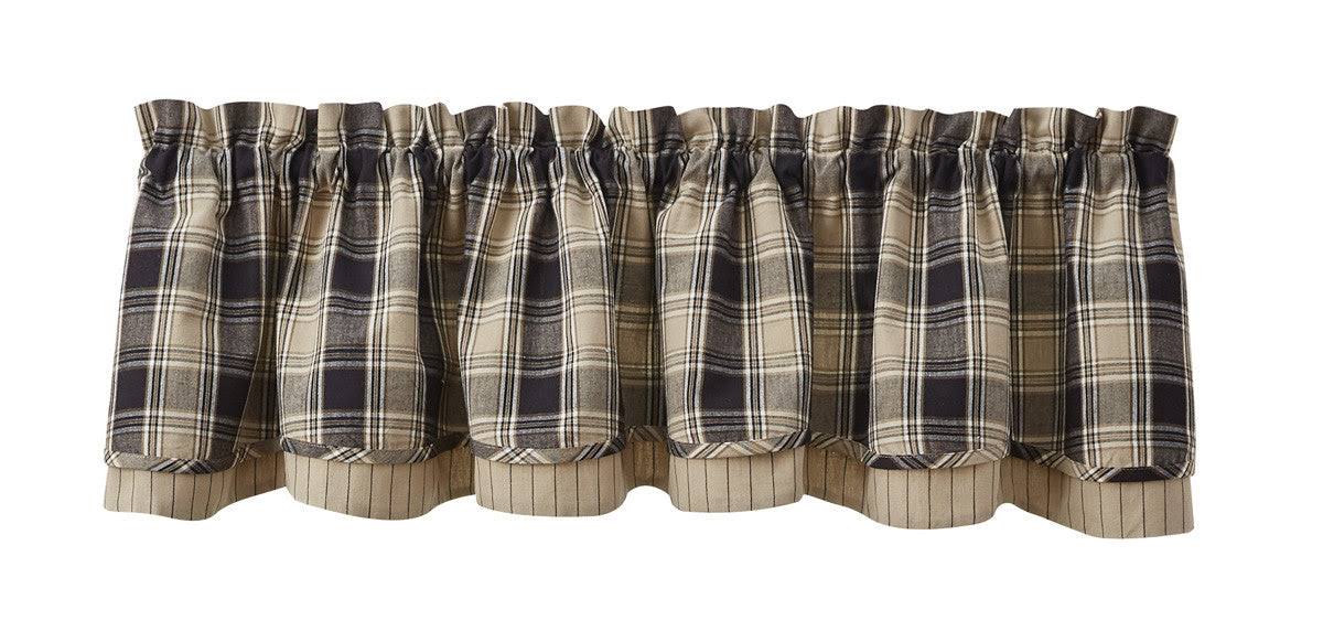 cb6f7a01c68cd82dccfb38abbd3e5ea5e1a030376998d1fddb9a9731f6818c35.jpg Park Designs Soapstone Lined Layered Valance - Image 1