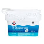 Hth 42052W Swimming Pool Care 3" Chlorine Tabs Advanced, Individually Wrapped Tablets, 5lb