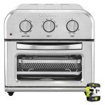 Cuisinart TOA-26 Compact AirFryer/Convection Toaster Oven Stainless Steel Bundle with 1 Yr CPS Enhanced Protection Pack