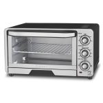 Cuisinart Custom Brushed Stainless Classic Toaster Oven Broiler, Black/Silver