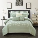 Better Homes & Gardens Sage Celine 12 Piece Pre Washed Bed in A Bag, Queen
