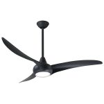 Minka-Aire Light Wave LED 44" Ceiling Fan - Coal - F845-CL
