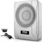 Pyle 8 - Inch Low - Profile Amplified Subwoofer System - 600 - Watt Compact Car Subwoofer W/ Built in Amp