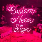 HDJSIGN Custom Neon Sign for Wall Decor Personalized LED Neon Signs Bedroom Decorations Preppy Room Decor Aesthetic Neon Name Sign Wedding Party Home