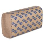 Genuine Joe 1 Ply Multifold Paper Hand Towels, Natural - 4000/Carton