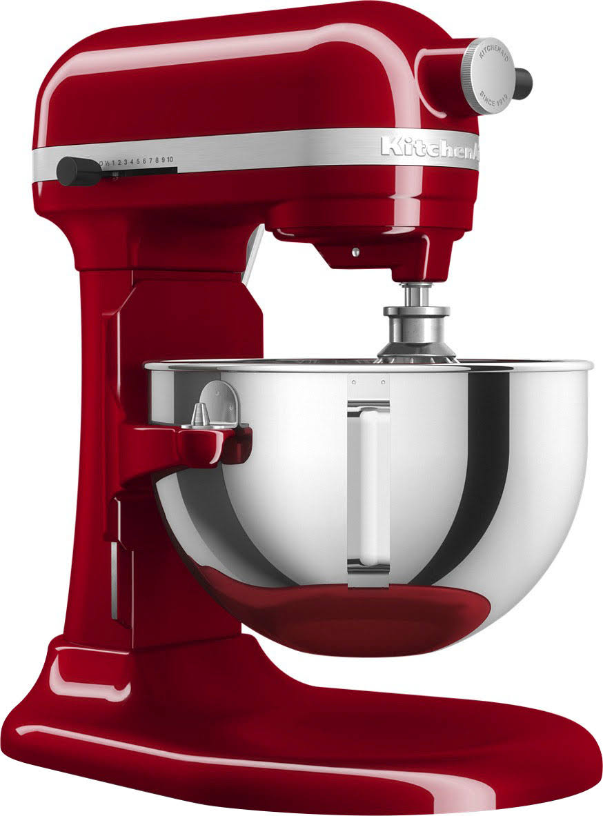 cc8ae8424cb3b3cfc5e77b8b10fb9cb805ee66853e74dc3f024bb6aab1658e7a.jpg KitchenAid - 5.5 Quart Bowl-Lift Stand Mixer - Empire Red - Image 1