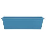 Bloem Dayton 24 in. Plastic Window Box Planter, Ocean Blue