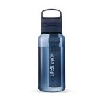 LifeStraw Go Water Bottle with Filter, Aegean Sea / 1Liter
