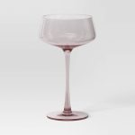 9.8oz Cocktail Coupe Glass Pink - Threshold