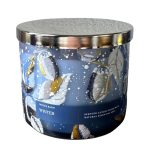 Bath & Body Works Accents | Winter 3 Wick Candle | Color: Blue/White | Size: Os | Happy_Traveler's Closet