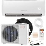 22000 BTU Mini Split Air Conditioner and Heater 21 SEER2 208-230V Ductless AC Unit with Self-Cleaning Function and Remote Control