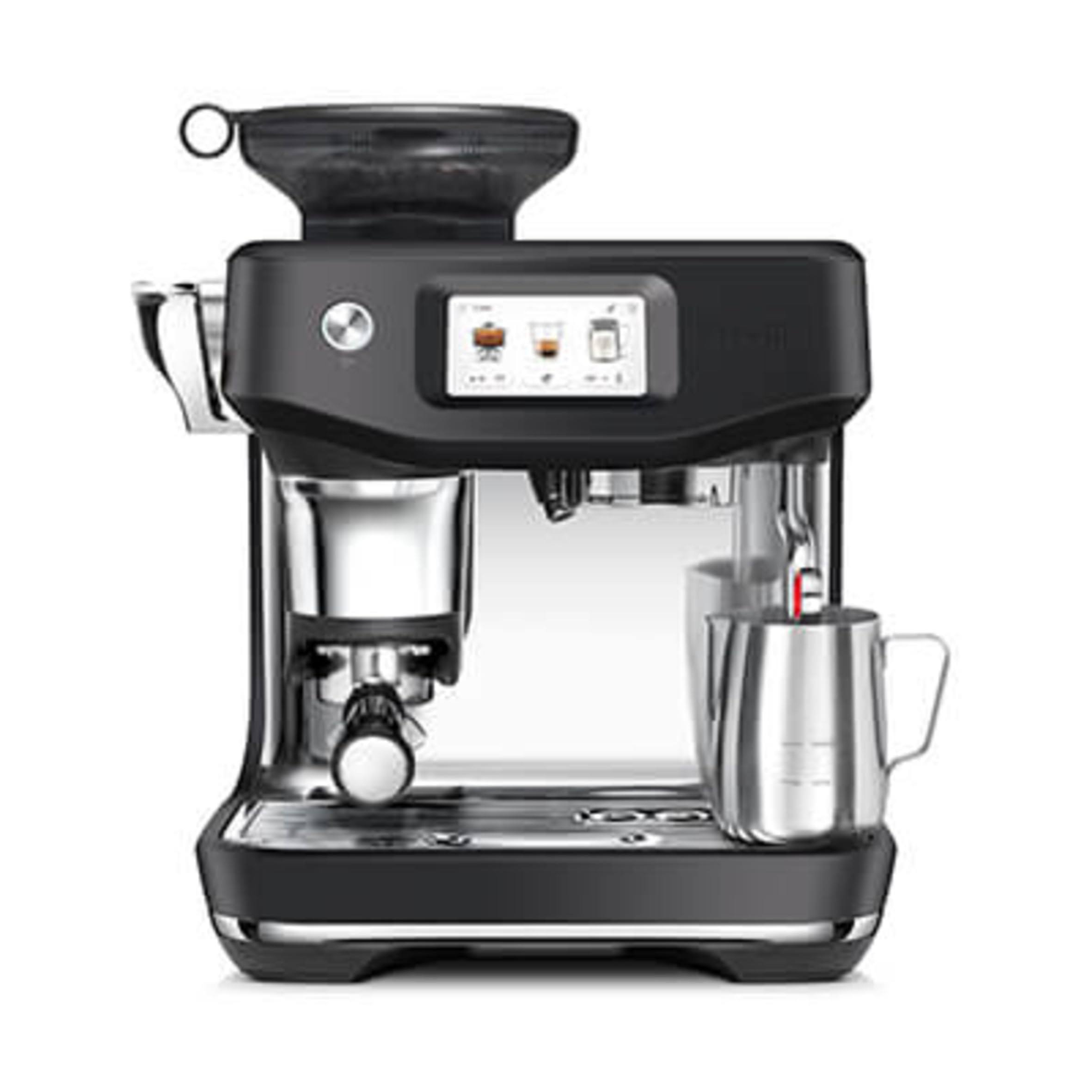 ccf101bec886bc95ff0b932376ff26b331702d7059495bc7947964c1f45644b8.jpg Breville - Barista Touch Impress Espresso Machine - Black Truffle - Image 1