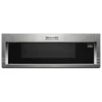 KitchenAid 30-Inch Low Profile Microwave Hood. 1000W. Stainless Steel. Dual LED. 4-Speed Ventilation