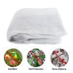 Hail Netting 26 ft. x 50 ft., Bird Netting Protect Fruits and Plants from Hail Damage, White