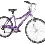 Bicycle 26 In. Avalon Comfort Women's Full Suspension Hybrid Bike. Purple