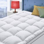MATBEBY Queen Size Mattress Topper for Back Pain, Cooling Extra Thick