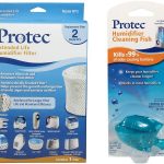 Pro Tec Extended Life Humidifier Filter and Pro Tec Humidifier Treatment Continuous Antimicrobial Cleaning Fish