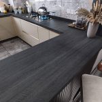 WESTICK Black Furniture Renovation Peel and Stick Wallpaper Modern Vinyl Removable Contact Paper for Countertops Home Decoration Self Adhesive Waterpr