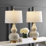 Tamara 29" Table Lamp Set House of Hampton Base Color: Cream