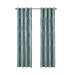 Eclipse Caprese Blackout Window Curtain - 108 Inches - Spa