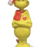 15 inch LED Lighted Grinch with Christmas Scarf Blow Mold Green Christmas dcor Dr Seuss