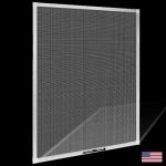 Window Screen Pre-Framed, Ready to Hang - Home Replacement Window Screens - Custom Sizes, Colors & Options - Frame Color: (White), Material Type: